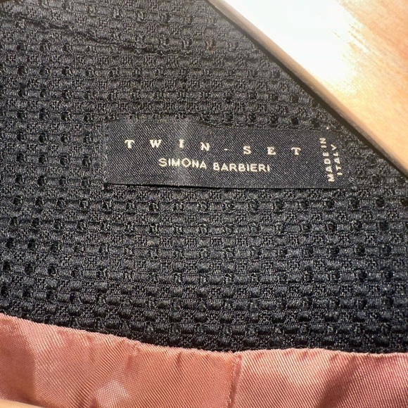 Twin-Set by Simona Barbieri Cropped Blazer – Black – Made in Italy – M - Picture 4 of 6